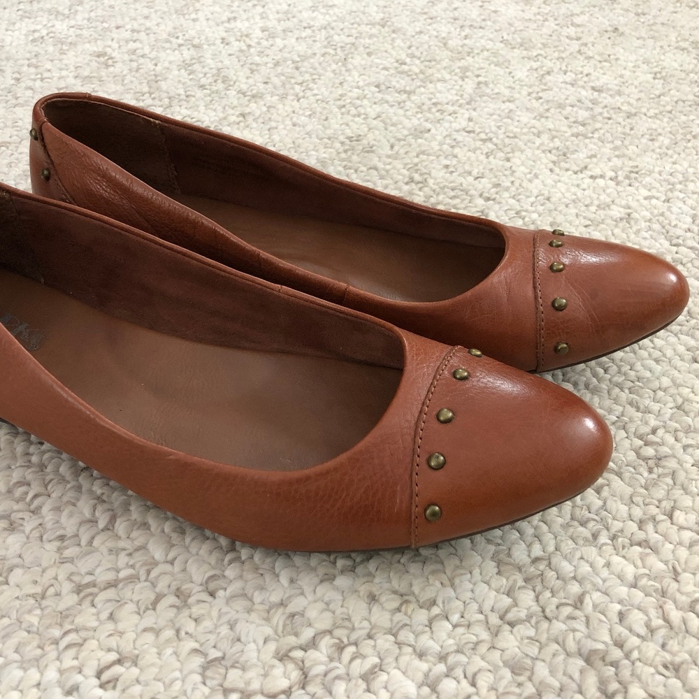 Kork-Ease Leather ballet flats